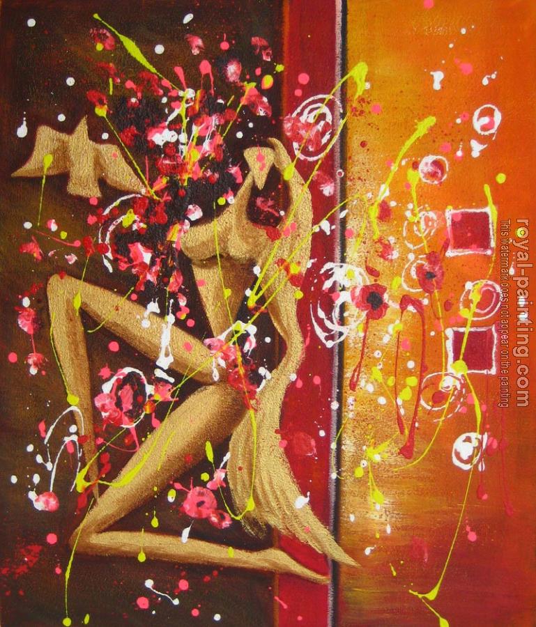 Hand Painted : Modern oil painting Hand Painted : Modern oil painting